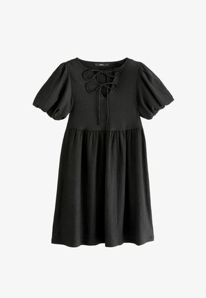 Next TALL FIT - TEXTURED PUFF SLEEVES FRONT DETAIL - Kampsunkleit - black