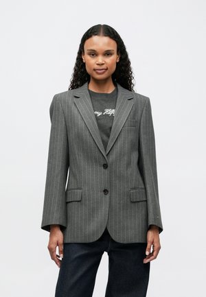 PINSTRIPE RELAXED  - Bleiser - mid grey heather