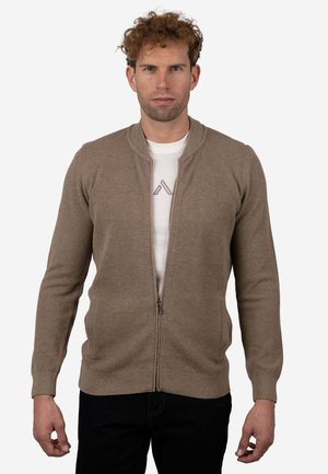 CUELLO LISO GRANULADO - Chaquetas bomber - camel