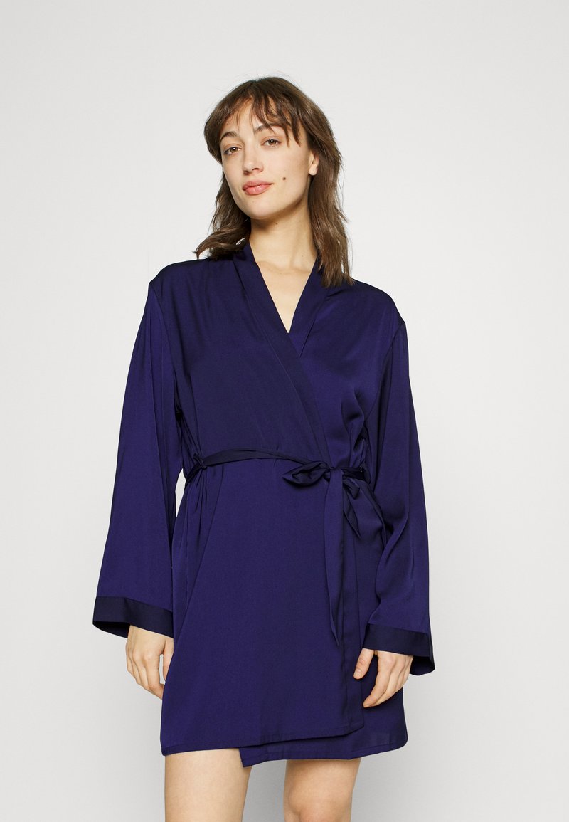 Anna Field Dressing gown blue Zalando.co.uk