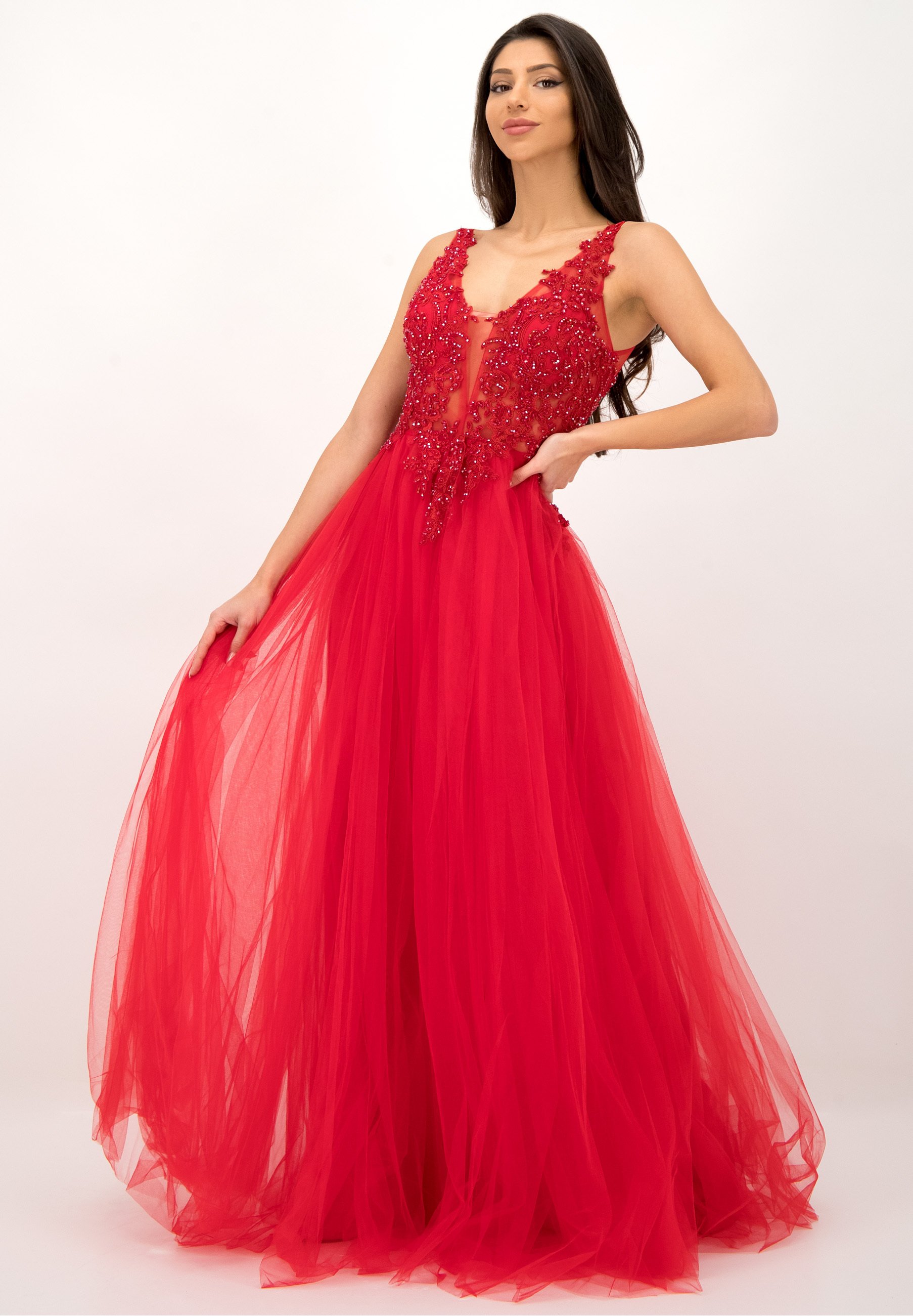 ballkleid rot