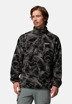 Columbia, TIMBER CREST™ MTR FLEECE PRINTED HZ - Fleecepullover - black icypeaks