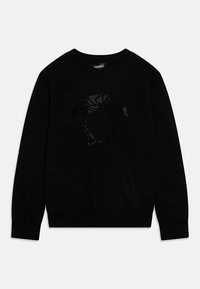 Versace MEDUSA EMBROIDERY UNISEX Felpa nero Zalando
