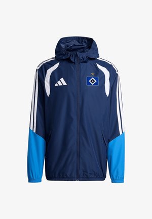 adidas Performance, ADIDAS PERFORMANCE HAMBURGER SV REGENJACKE REPLICAS - JACKEN - NATIONAL - Giacca sportiva - blau
