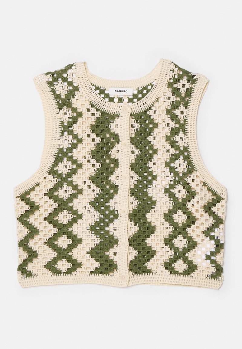 sandro Bodywarmer kaki sandro Bodywarmer kaki