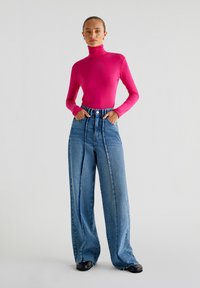 Scalpers COMFY TURTLE NECK  TEE - Langarmshirt - fucsia
