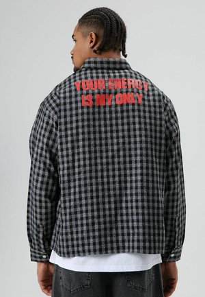 CHECKED - Overhemd - black
