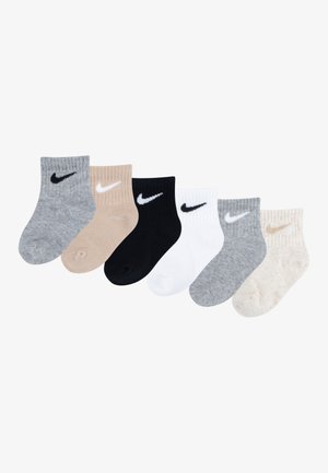 Nike Sportswear INFANT ANKLE UNISEX 6 PACK - Socks - dark grey heather/black