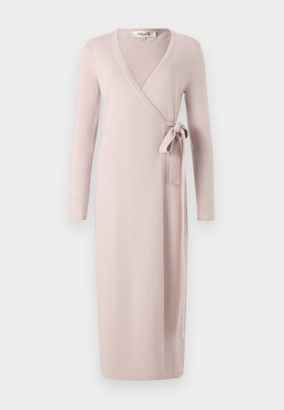 Diane von Furstenberg ASTRID WRAP DRESS - Svetríkové šaty - bare