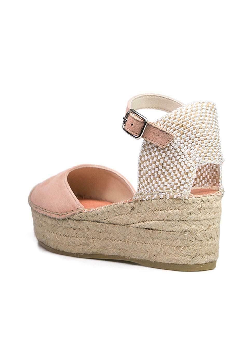 Vidorreta SANDALIA CUÑA YUTE - Alpargatas - rosa 51200ANCR/rosa - Zalando.es