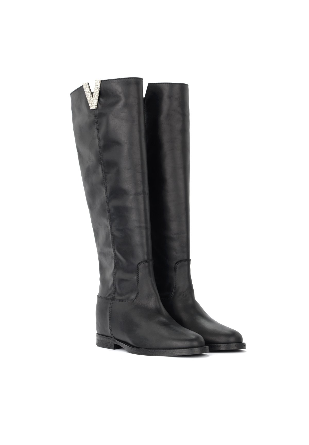 zalando stivali alti con zeppa