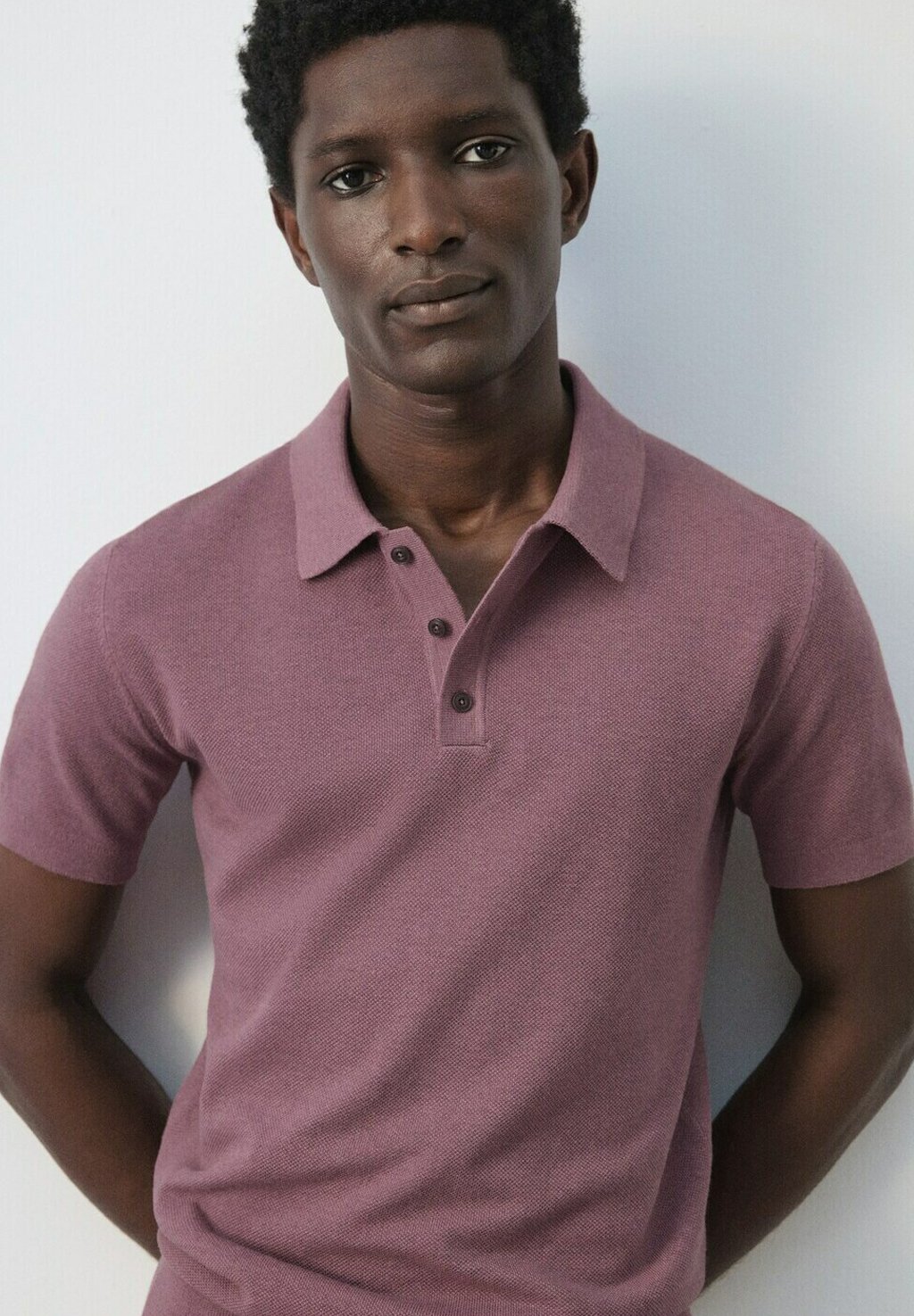 Mango ADULT - Polo - mauve/malva - Zalando.es