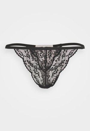 SKINNY THONG - Thong - black