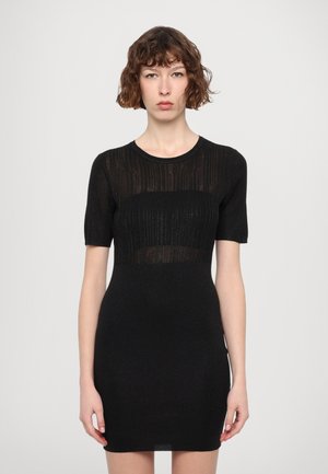 Armani Exchange DRESS - Jumper dress - black