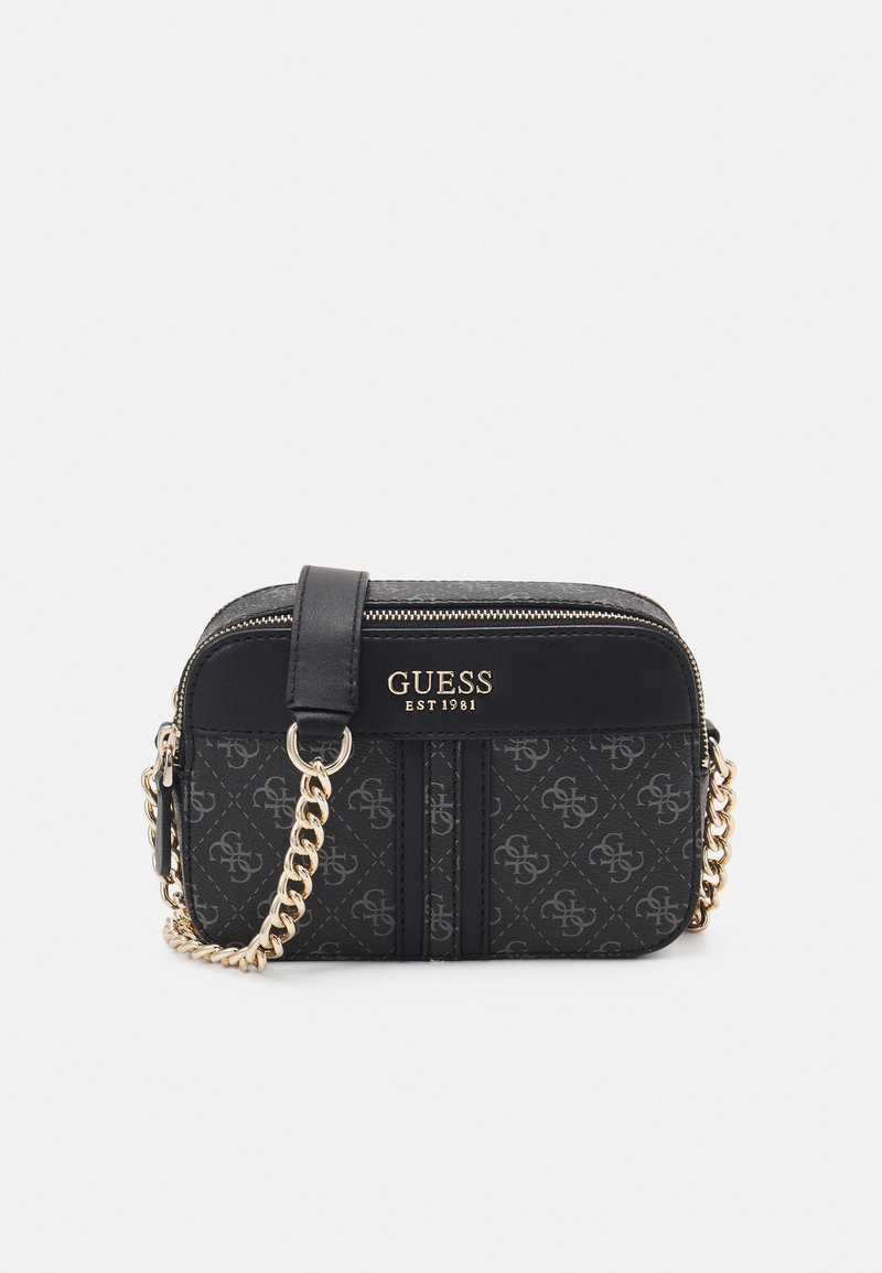 Guess NOELLE CROSSBODY CAMERA Across body bag coal multi/black Zalando.ie