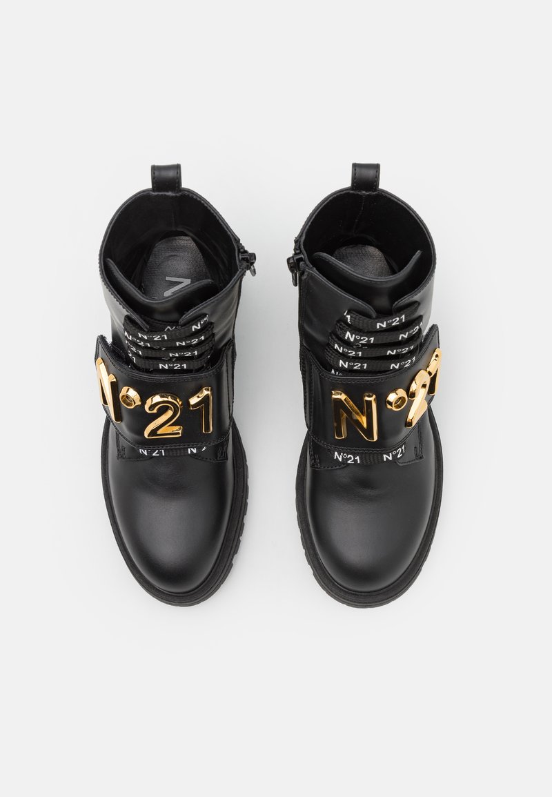 Kinder Sneaker | N°21 Schnürstiefelette black/schwarz - OP84209 Kinder Sneaker | N°21 Schnürstiefelette black/schwarz - OP84209