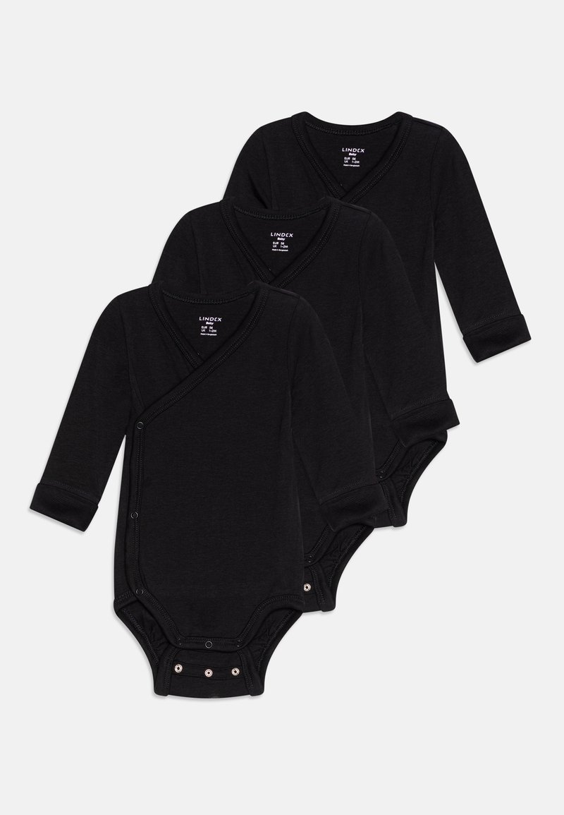 Lindex BODY WRAP UNISEX 3 PACK - Body - off black