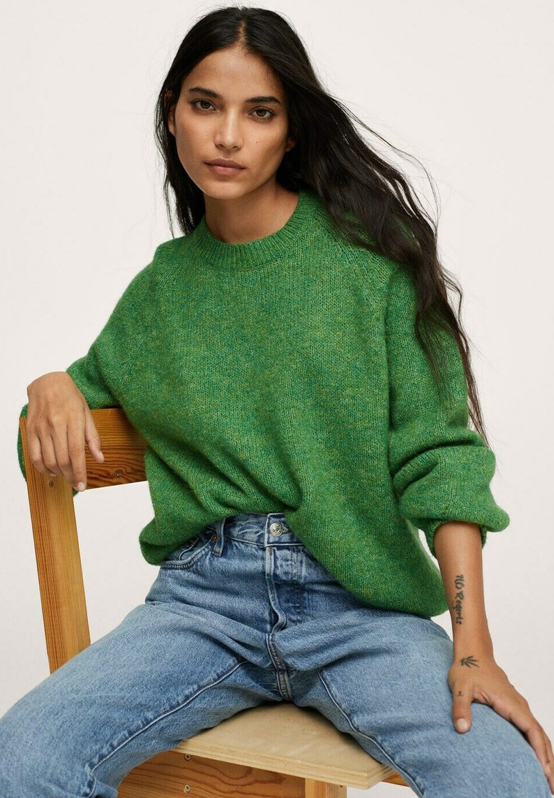 Mango PUNTO - Jersey punto vert/verde - Zalando.es