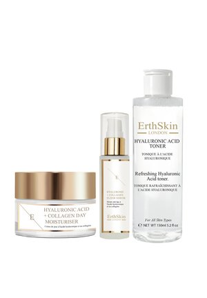REFRESHING HYALURONIC ACID TONER 150ML SERUM - 60ML DAY CREAM 50ML - Skincare set - multi-coloured