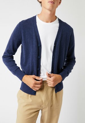 Strickjacke - denim