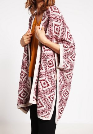 Poncho - dark red