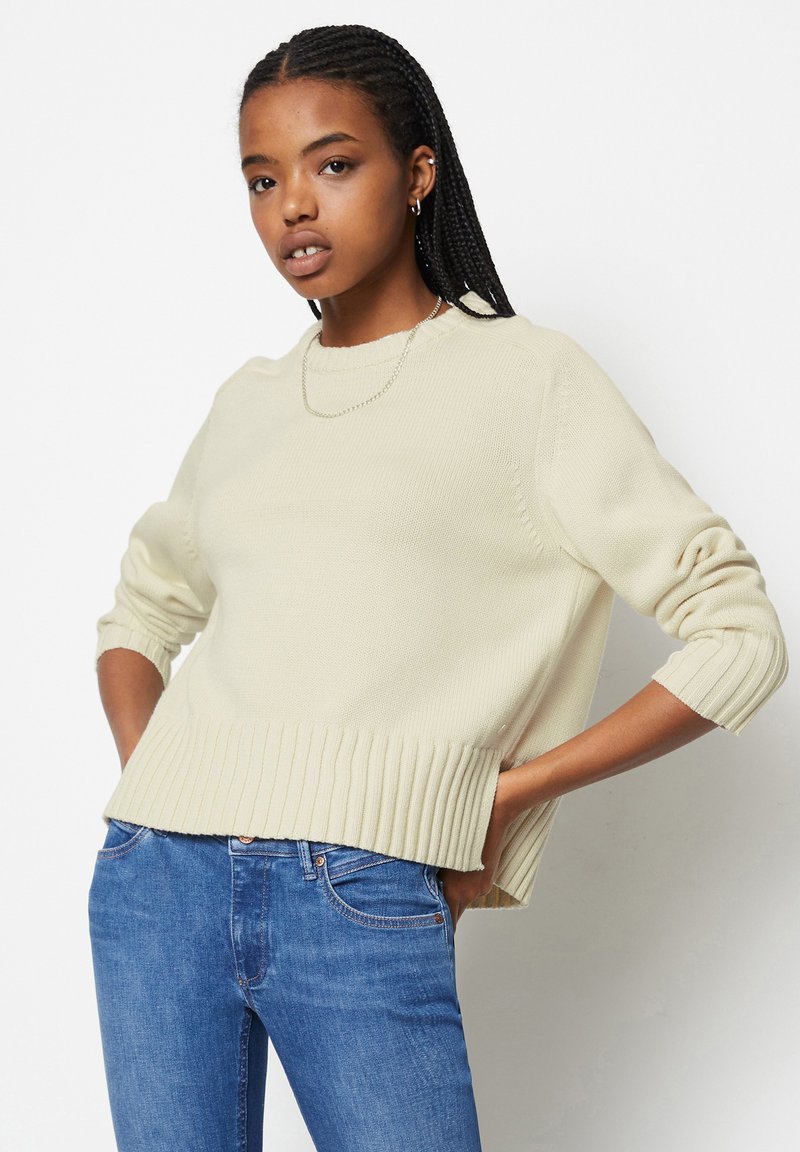 Marc O'Polo DENIM RELAXED - Svetr - white blush