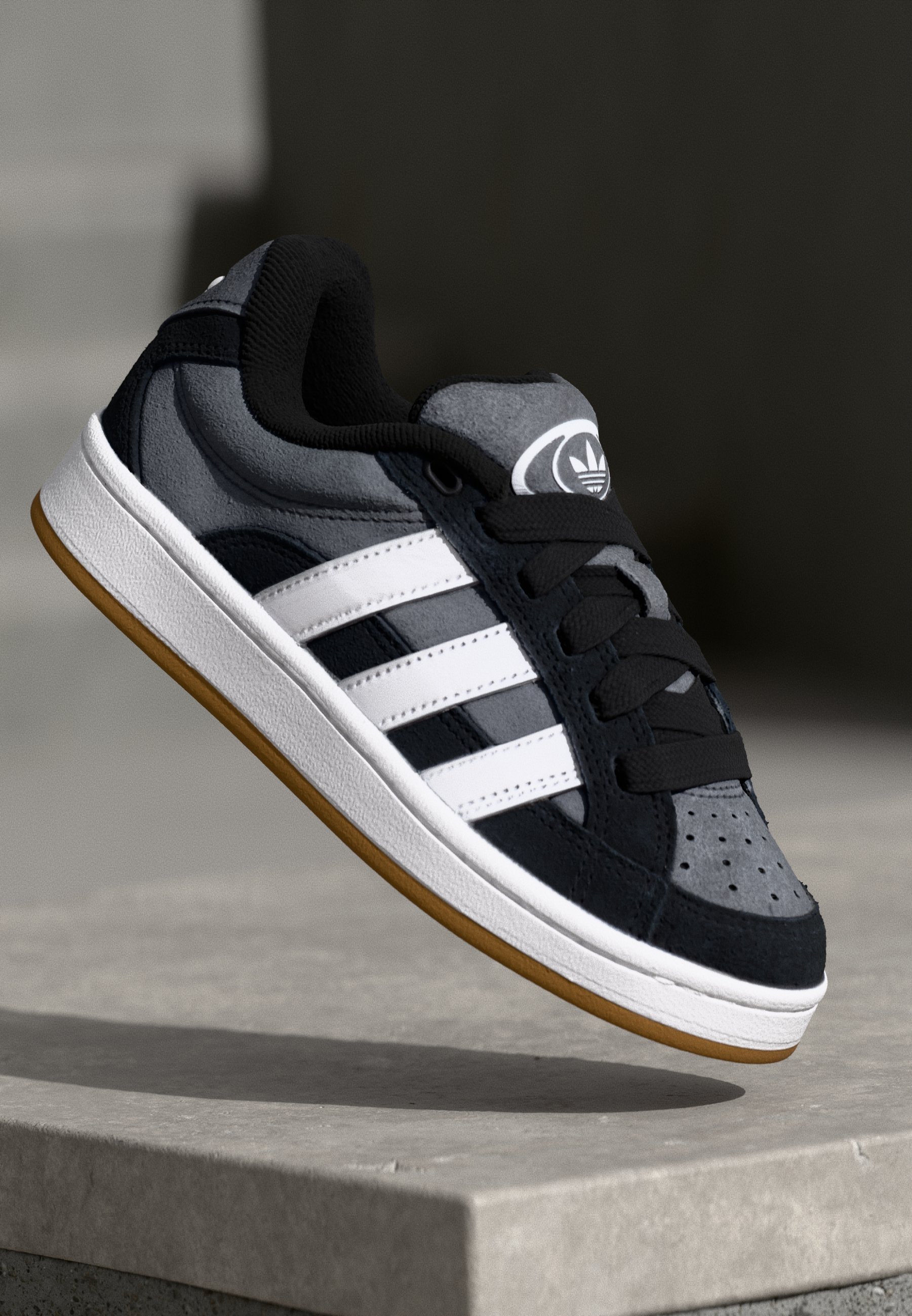adidas gazelle silver green womens Adidas Campus ADV Core Black/Cloud White/Cloud White – Eastern Boarder main image 1