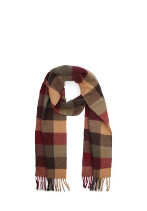 Sjaal - beige/rood/groen