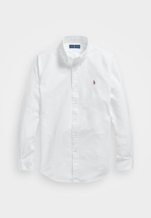 CUSTOM FIT OXFORD SHIRT - Vapaa-ajan kauluspaita - white