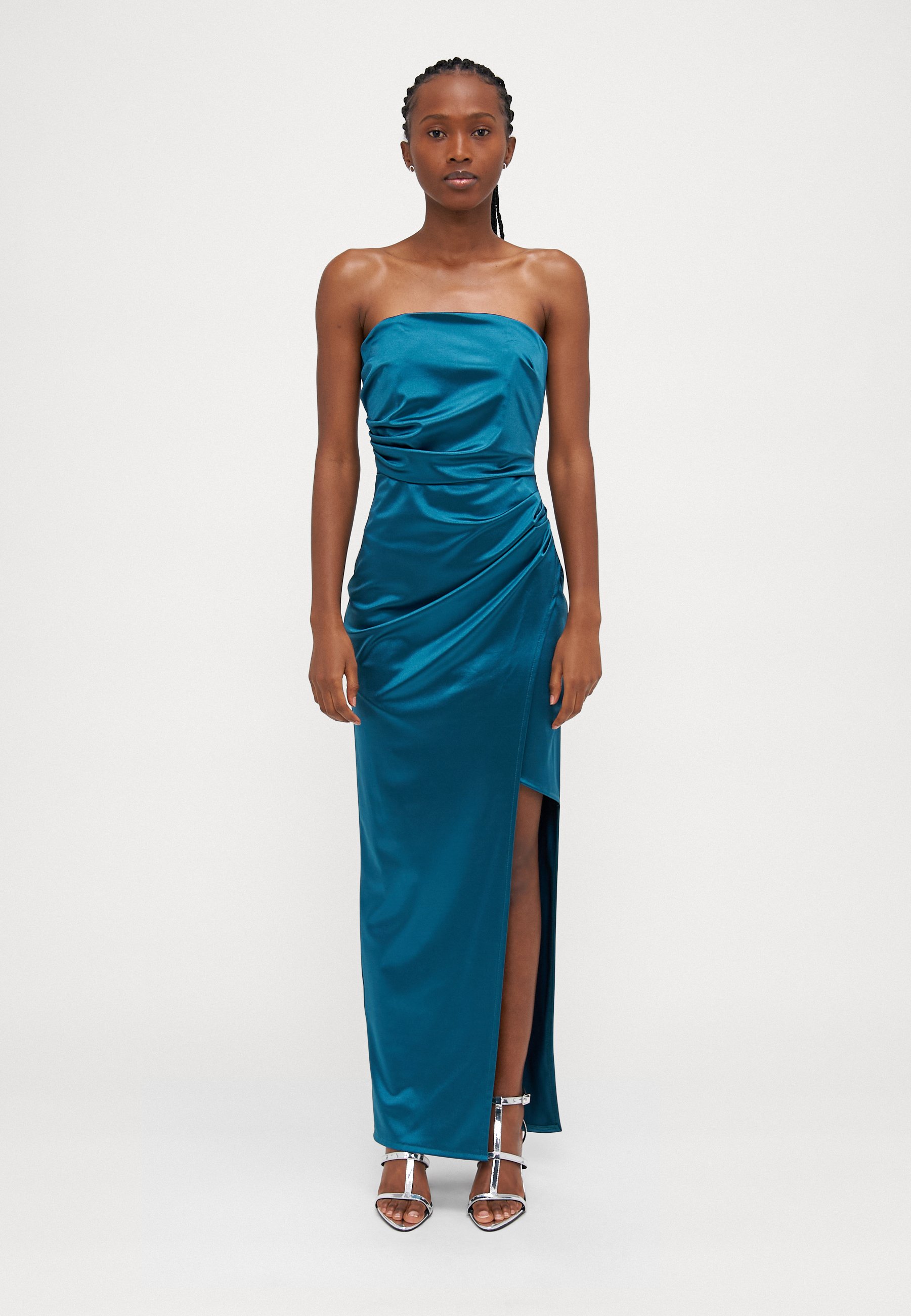 WAL G PETITE AUTUMN WEDDING HANNAH ROUCHED MAXI DRESS - Occasion wear - dark teal blue/teal - Zalando.co.uk WAL G PETITE AUTUMN WEDDING HANNAH ROUCHED MAXI DRESS - Occasion wear - dark teal blue/teal - Zalando.co.uk