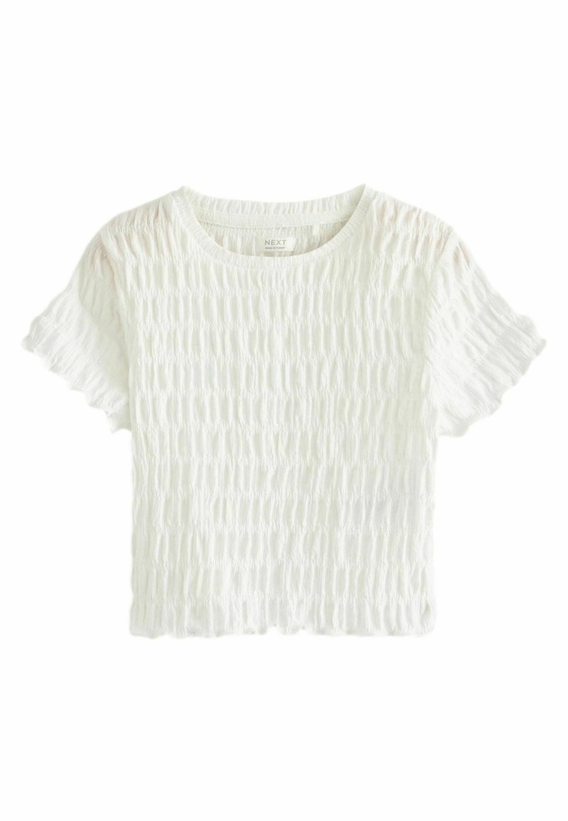 Next - TEXTURED REGULAR FIT - Blusa - white, Ampliar