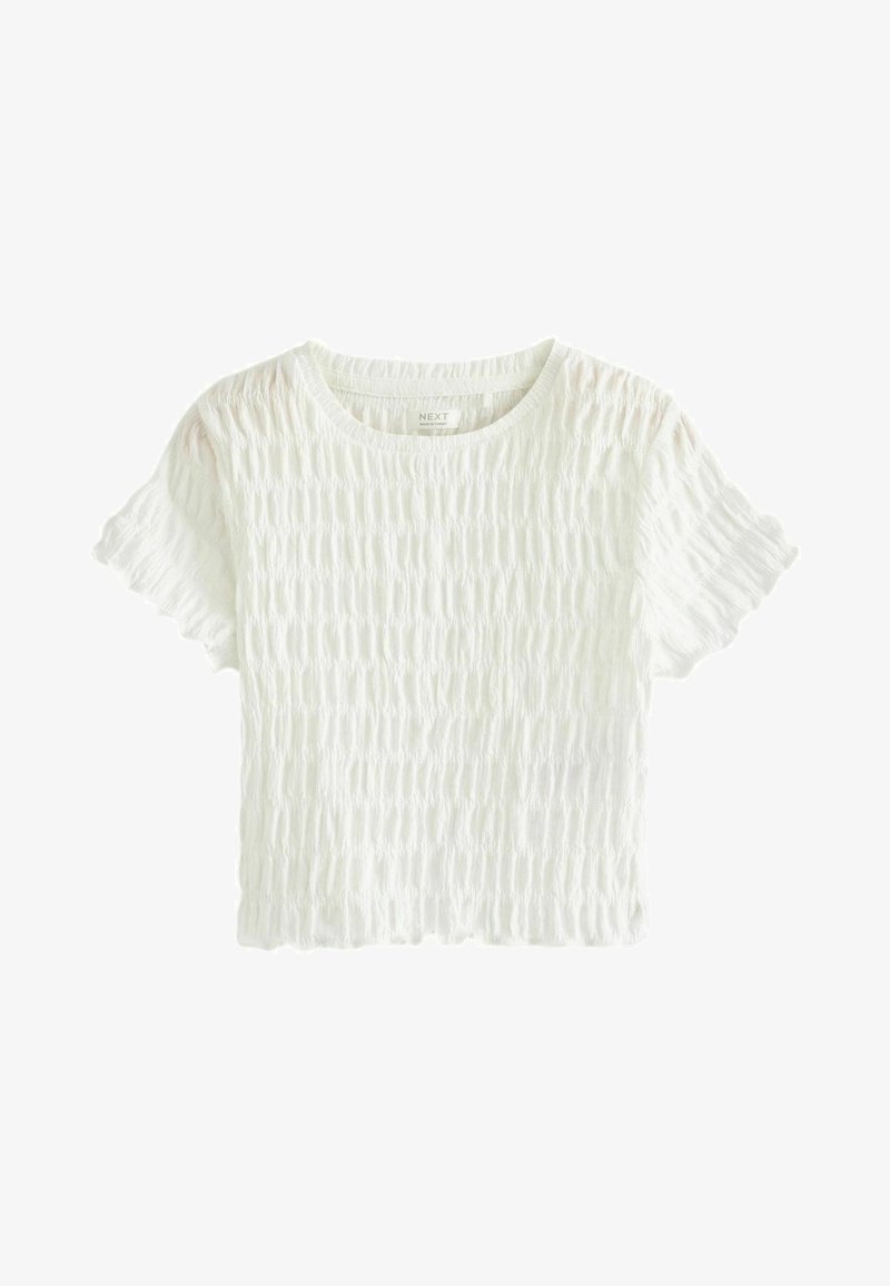 Next TEXTURED REGULAR FIT - Pusero - white