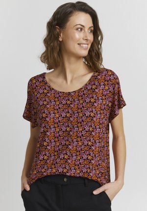 FRFEDOT  - Print T-shirt - rose of sharon mix