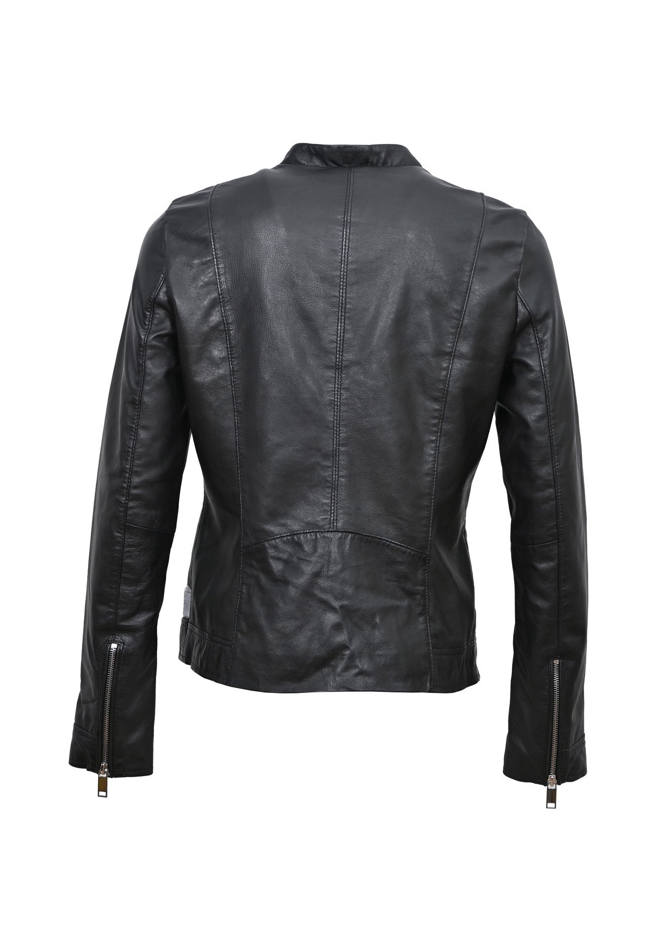 7eleven SELATINA - Leather jacket - schwarz/black - Zalando