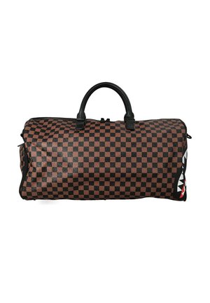 CHECK EMBOSS - Sac week-end - marrone