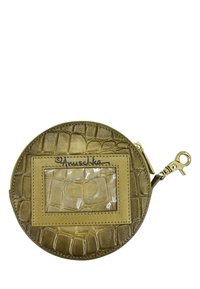 ANUSCHKA PAINTED - Portemonnee - croc embossed desert gold