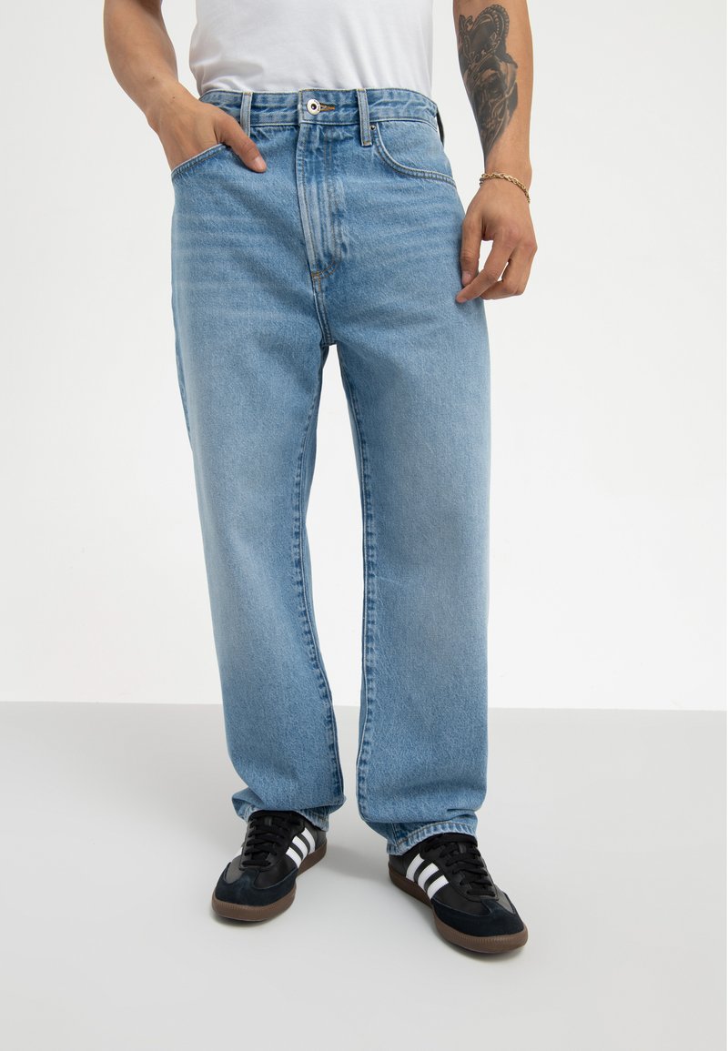 Pier One - Jean boyfriend - dark blue denim, Agrandir