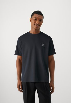 Jack & Jones PREMIUM JPRBLACHAD BRANDING CREW NECK TEE - T-shirt con stampa - black