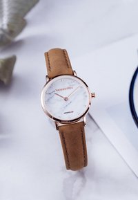 Victoria Hyde MARBLE DIA ULTRA THIN MINIMALIST - Ručni sat - braun