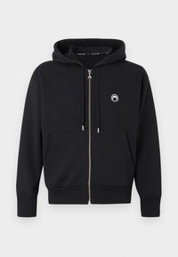 MOON LOGO ZIPPED UNISEX - Mikina so zipsom - black
