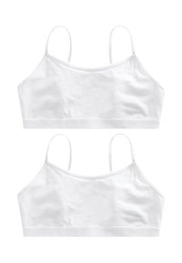 Next - STRAPPY CROP - Korzet - white Minijatura 1