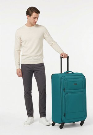 smartbox, EDITION 04 4 ROLLEN TROLLEY 78 CM MIT DEHNFALTE UNISEX - Trolley - petrol