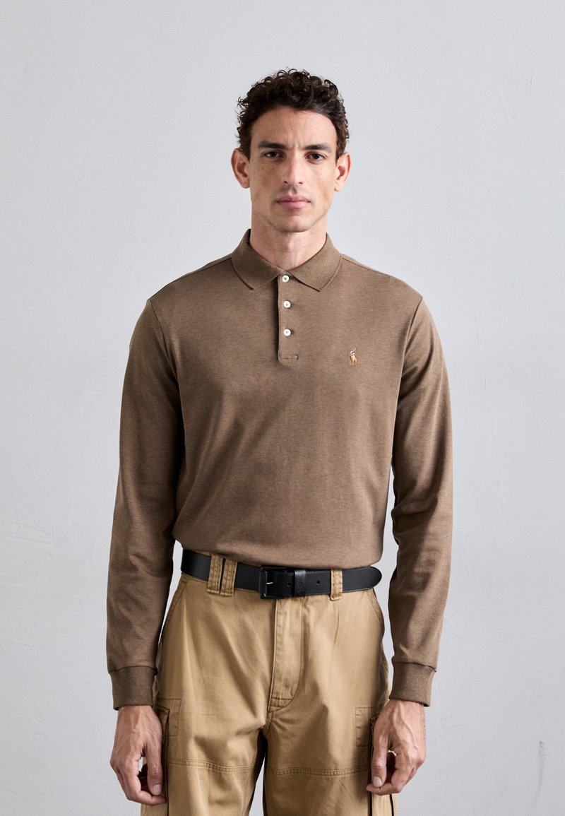 Polo Ralph Lauren - CUSTOM SLIM FIT SOFT COTTON POLO SHIRT - Polo shirt - cedar heather, Enlarge
