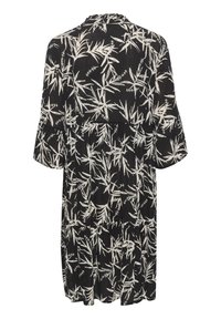 Kaffe KAHERA AMBER - Dnevna haljina - black/white leaf print