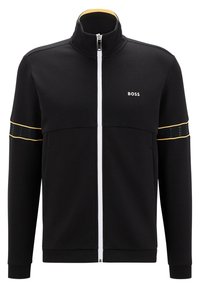 BOSS Felpa con zip - black