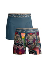 MUCHACHOMALO 2-PACK SOLID - Boxer alsónadrág - print blue
