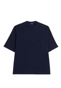 Basic T-shirt - dark blue plain