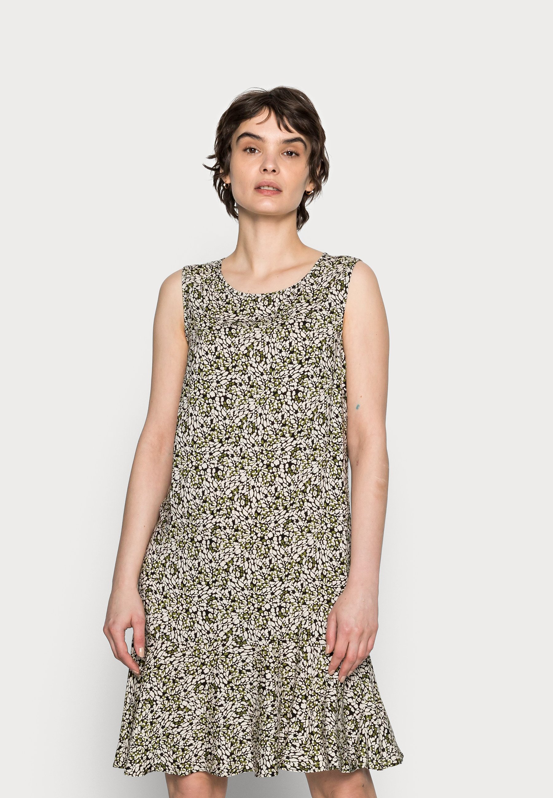 Opus WENOLA ABSTRACT - Jurk - black/zwart - Zalando.nl