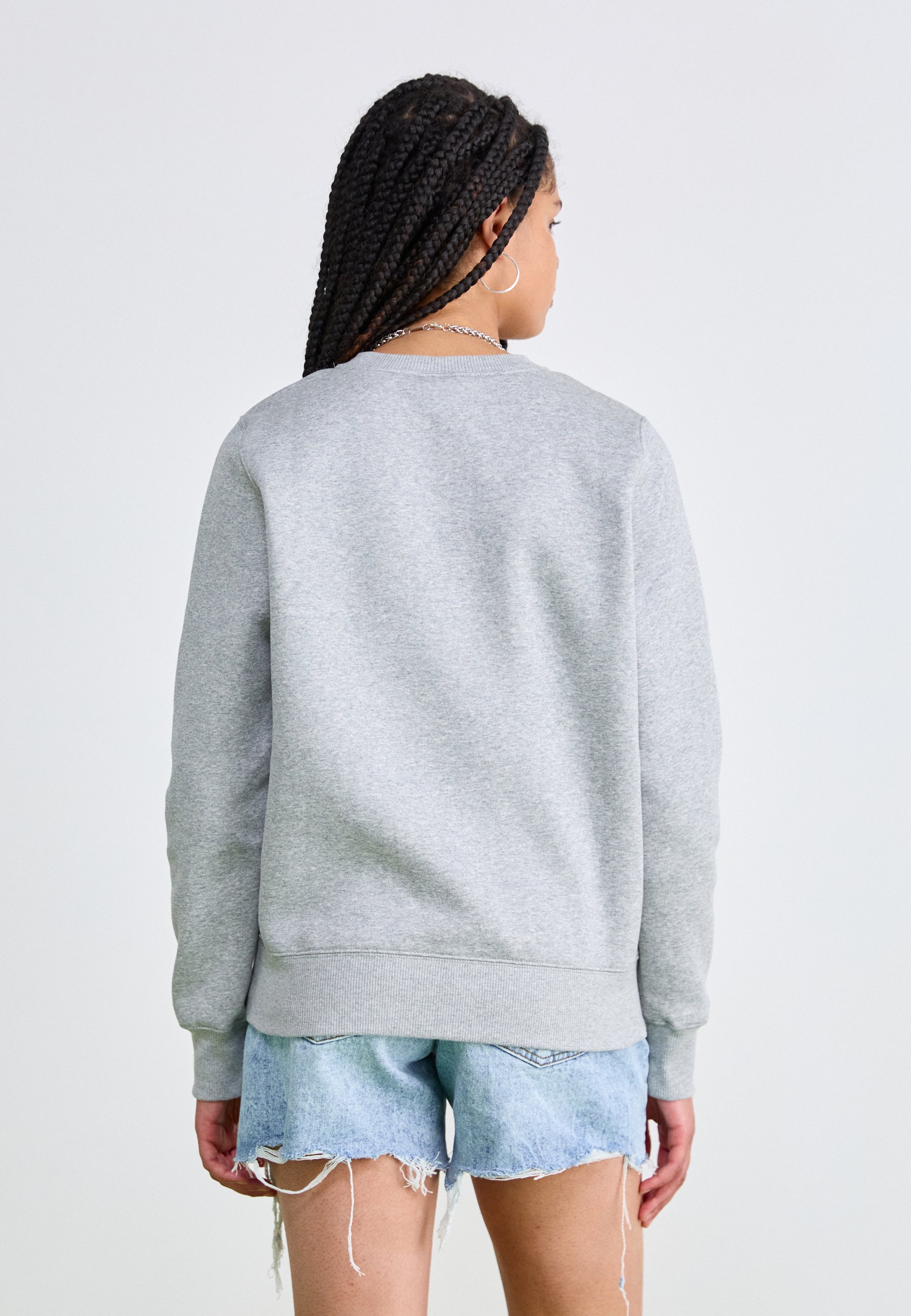 売れ筋商品|||ナイキ パーカー・スウェットシャツ レディース アウター CREW - Sweatshirt - dark grey heather/sail Nike Sportswear CREW - Sweatshirt - dark grey heather/sail