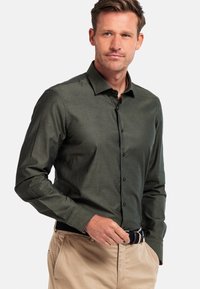 GIORDANO Zakelijk overhemd - dark green